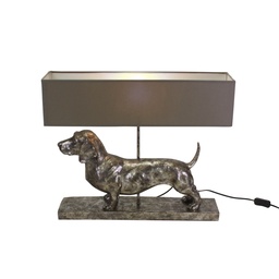 [22777183] Lampe teckel + abat-jour