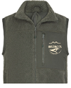 INSTINCTS Chasse Gilet Sherpa kaki