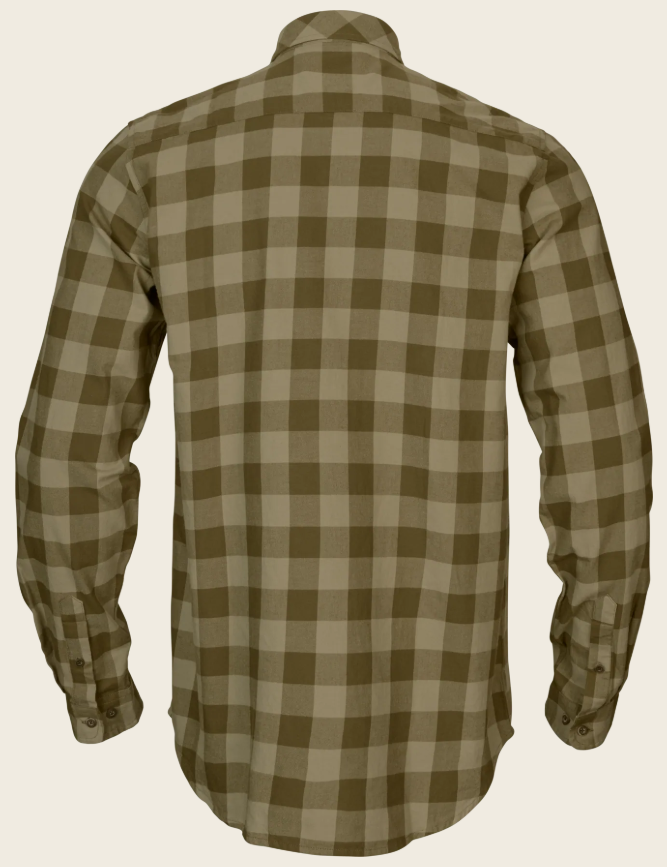 Harkila Chemise scandinavian dark olive check