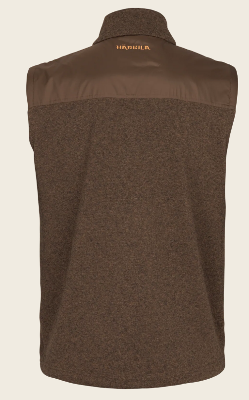 Harkila Gilet polaire kalix dark earth