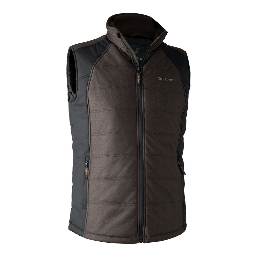 Gilet Moss padded brown