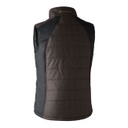 Gilet Moss padded dos brown