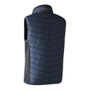 Gilet doudoune Moor a tricot dark blue dos