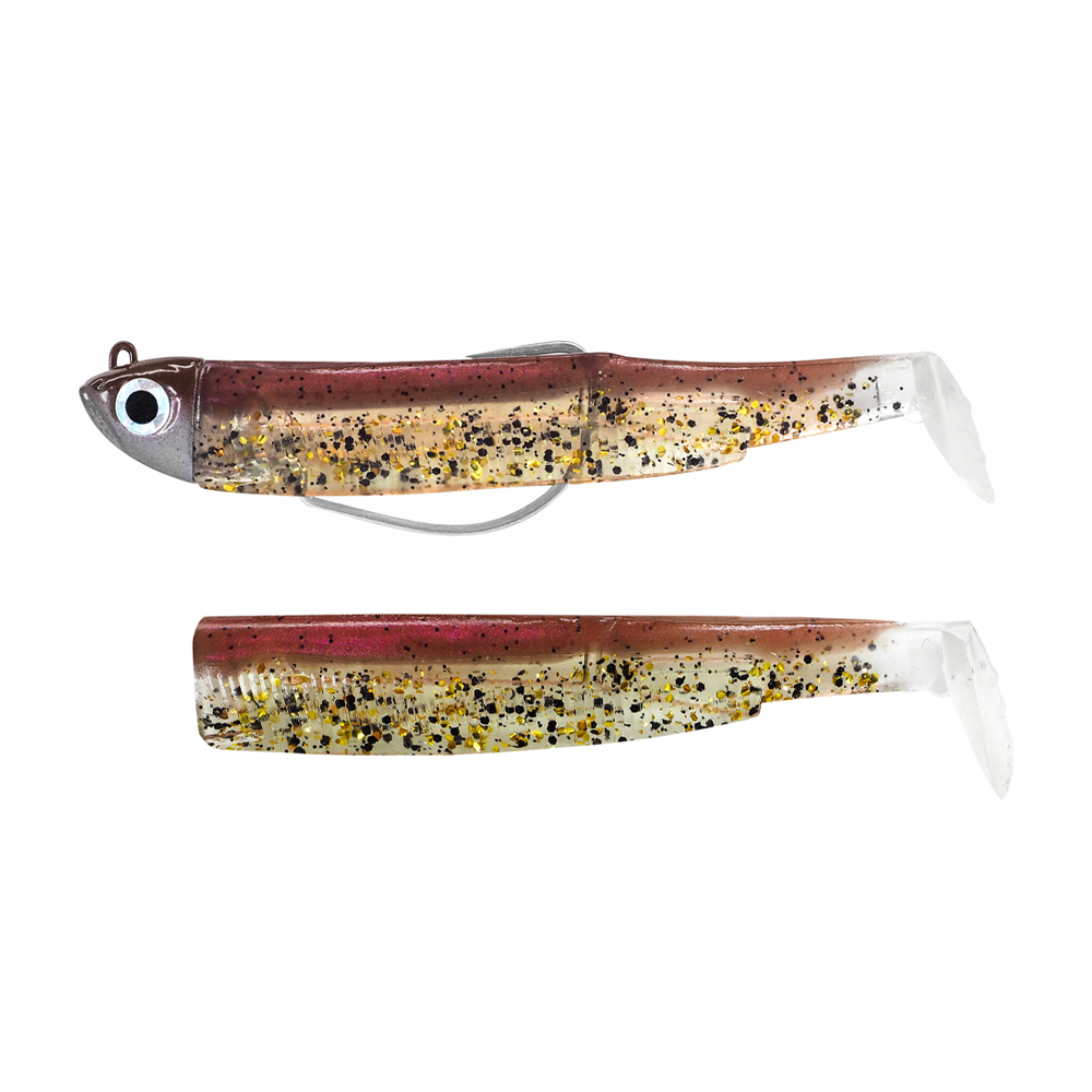 Combo Black Minnow Shore 90 5g BM1304 WINE GLITTER