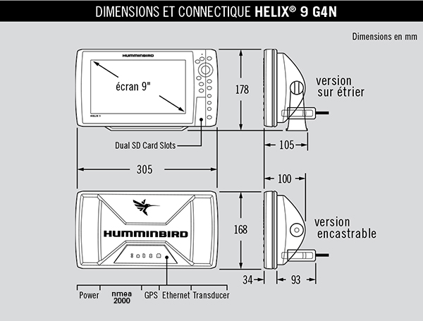 Helix 9 G4 chirp mega DI + sonde TA 3