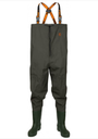 Lightweight green waders