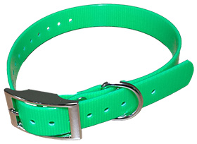 Collier biothane beta vert