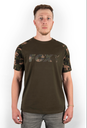 Tee Shirt raglan camo khaki