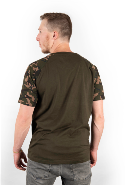 Tee Shirt raglan camo khaki