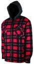 Chemise polaire sherpa rouge
