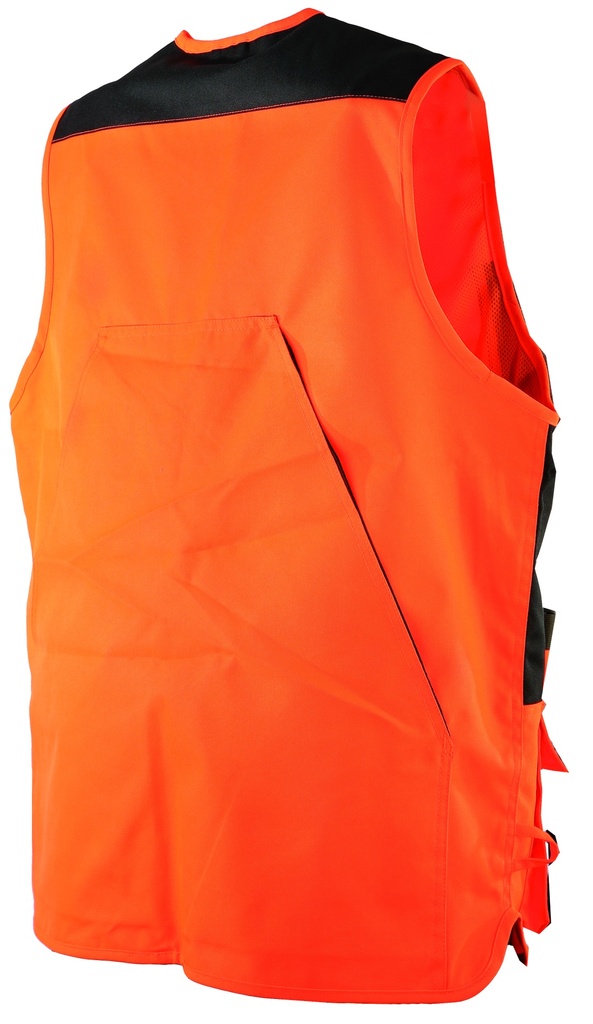 Gilet orange DOS