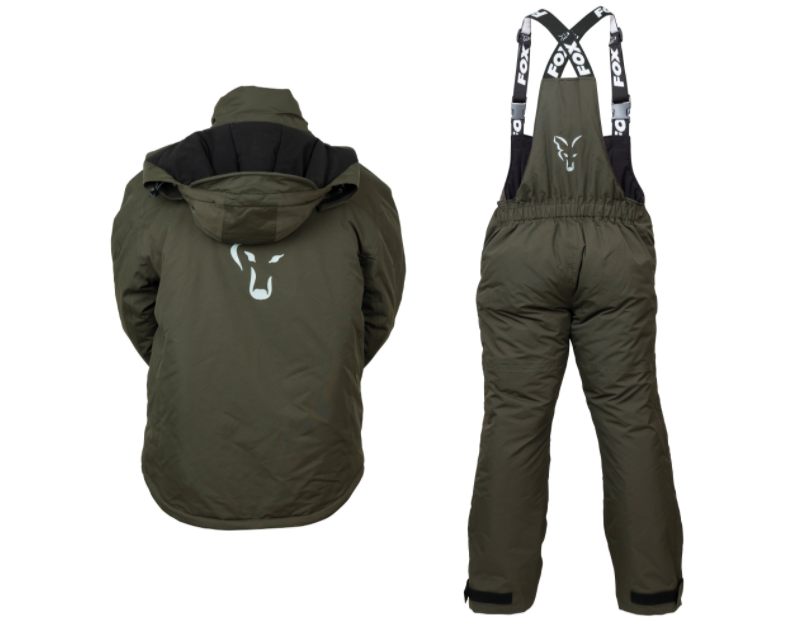 Carp green silver winter suit