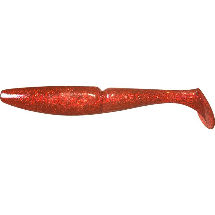 Sawamura One up shad 5 - 35 red red flakes