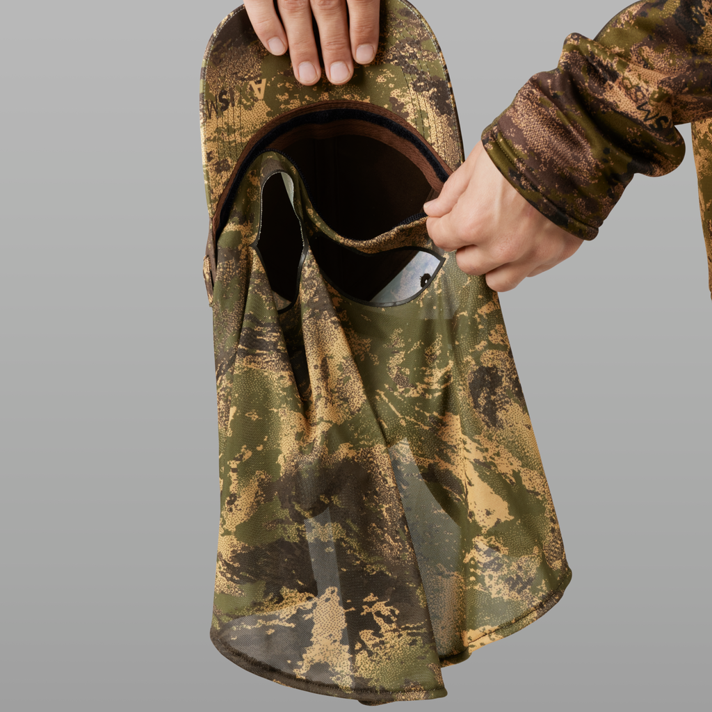 Harkila Casquette Deer stalker camo avec filet