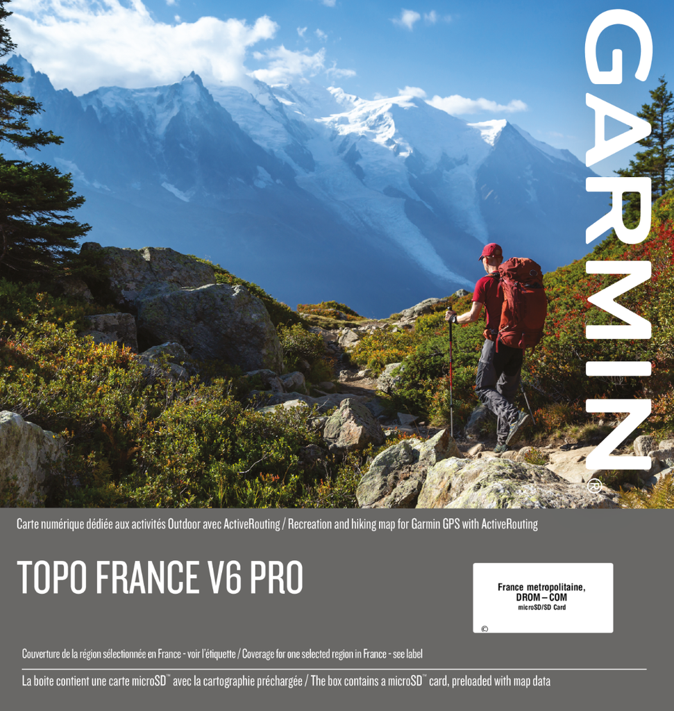 Garmin Topo France V6 France entiere + DOM TOM