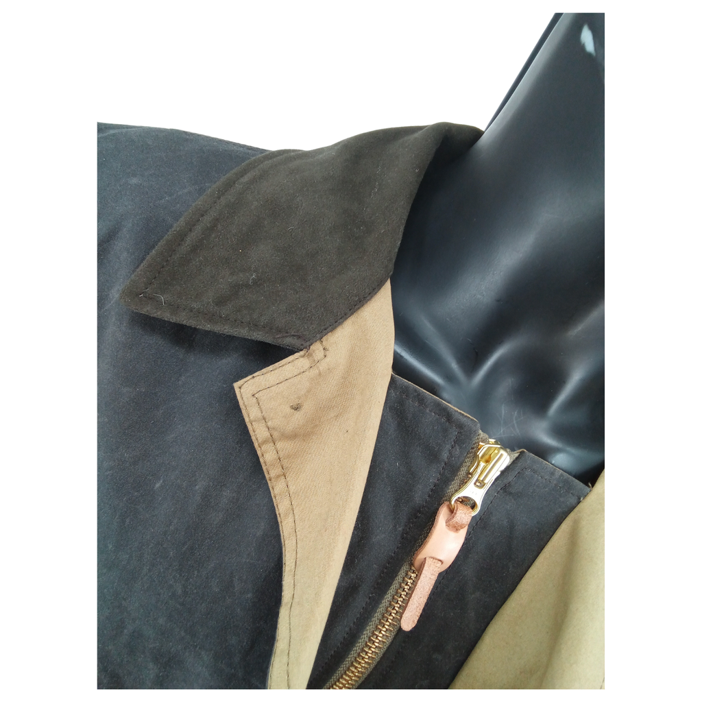 Coat Con Paraffina Dark Tan