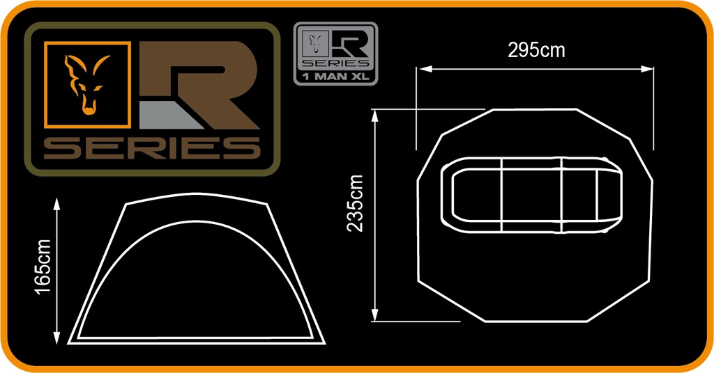 Fox R Series 1 Man XL kaki