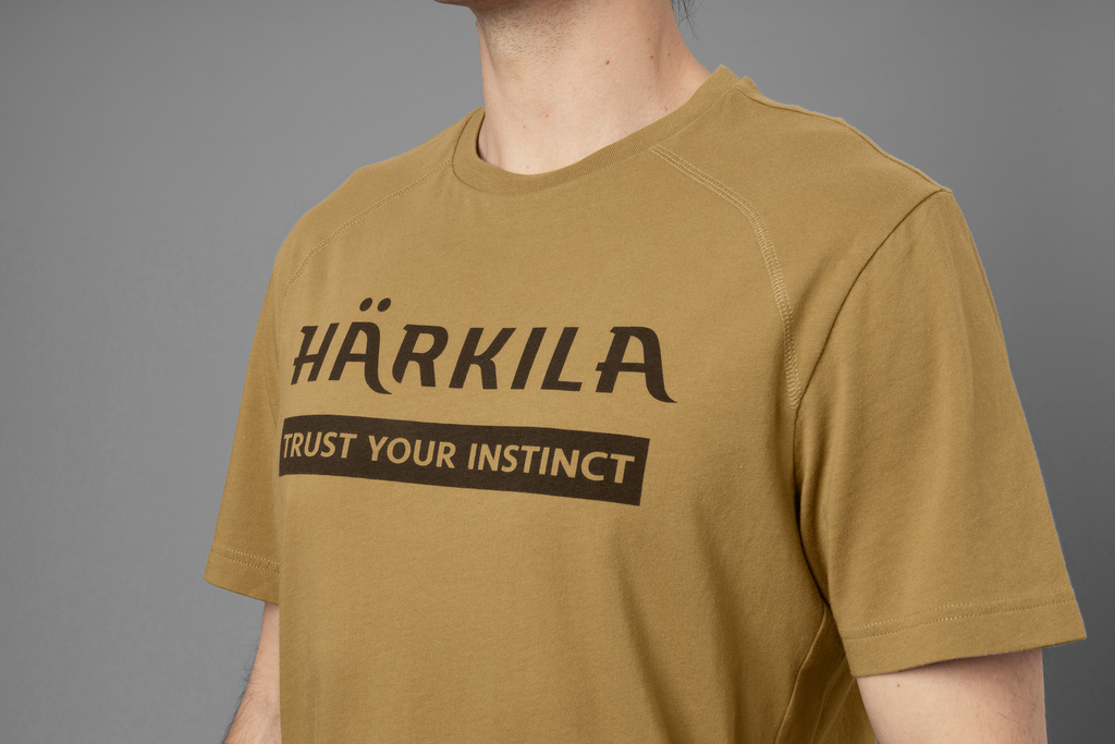 Harkila T-shirt logo antique sand