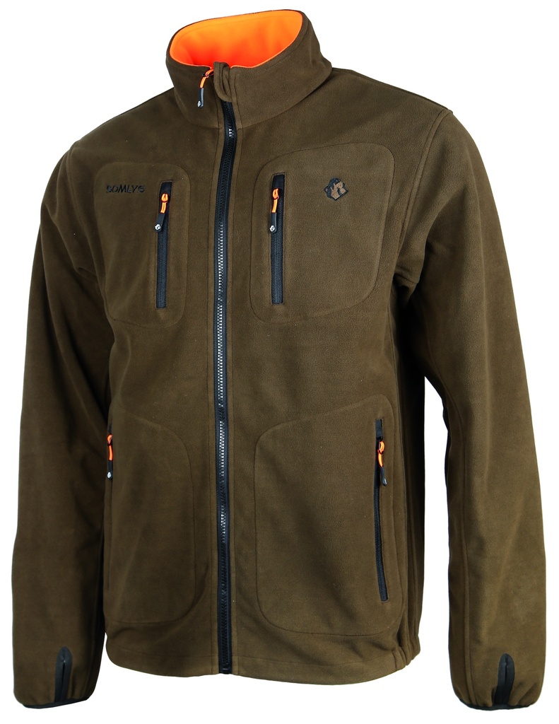 Somlys Veste Polar reverse orange/marron