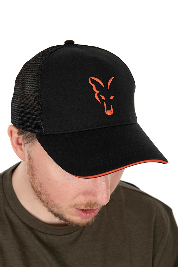 Fox Trucker cap black orange