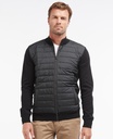 Barbour Essential carn baffle zip thru black