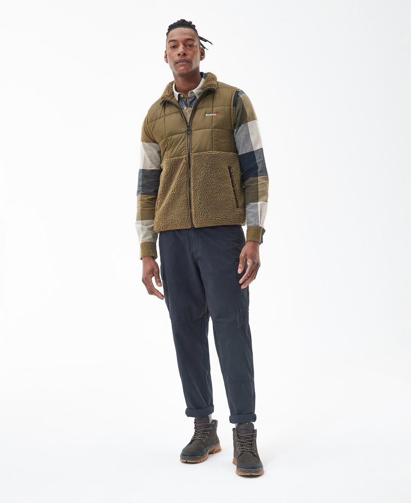 Barbour Gilet fell fleece Beech