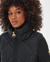 Barbour International strada quilted sweat black