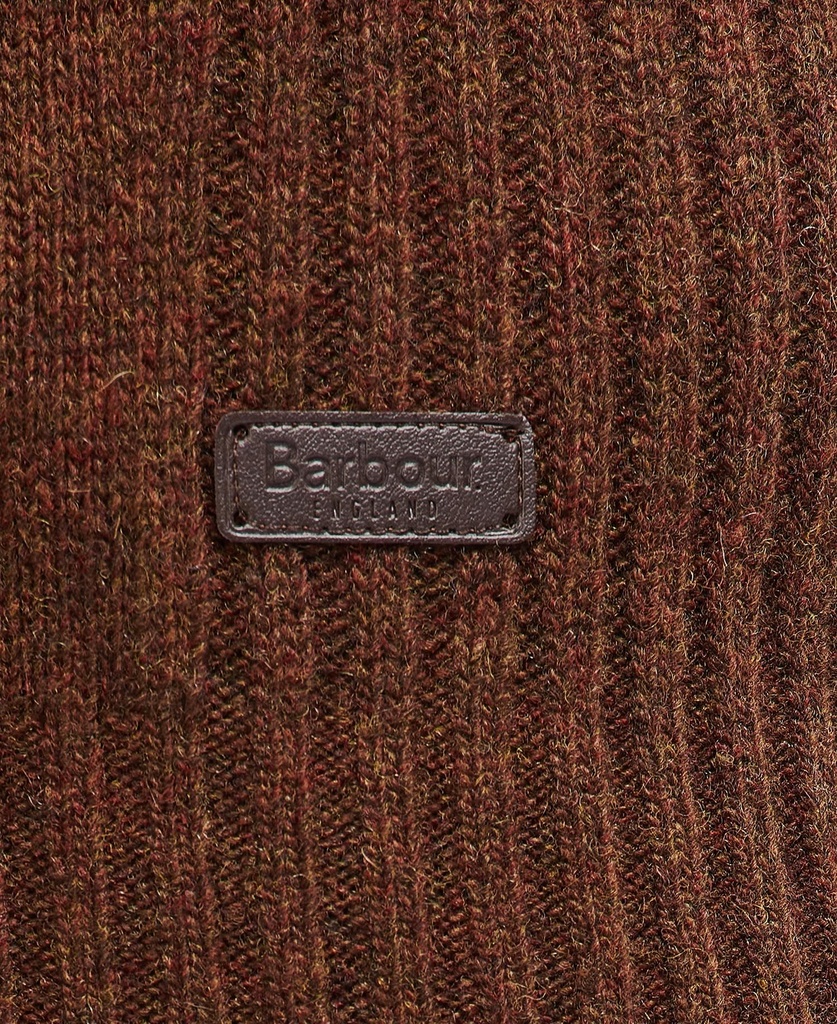 Barbour Nelson essential half zip dark sand