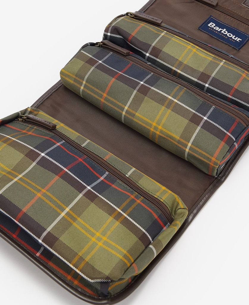 Barbour Trousse de toilette hanging tartan