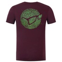 Korda Tee-shirt birdsnest burgundy