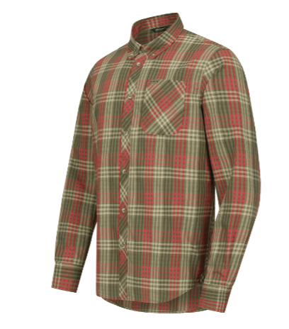 Blaser Chemise levin brown red checkered