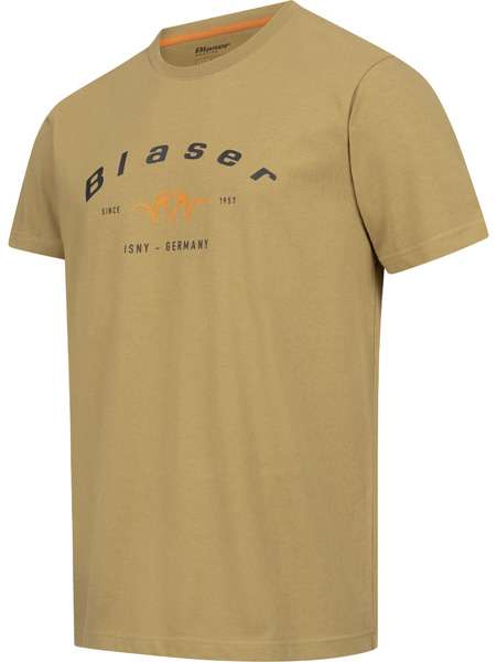 Blaser T-shirt Since 1957 matt gold