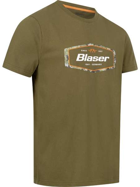 Blaser T-shirt badge 24 dark olive