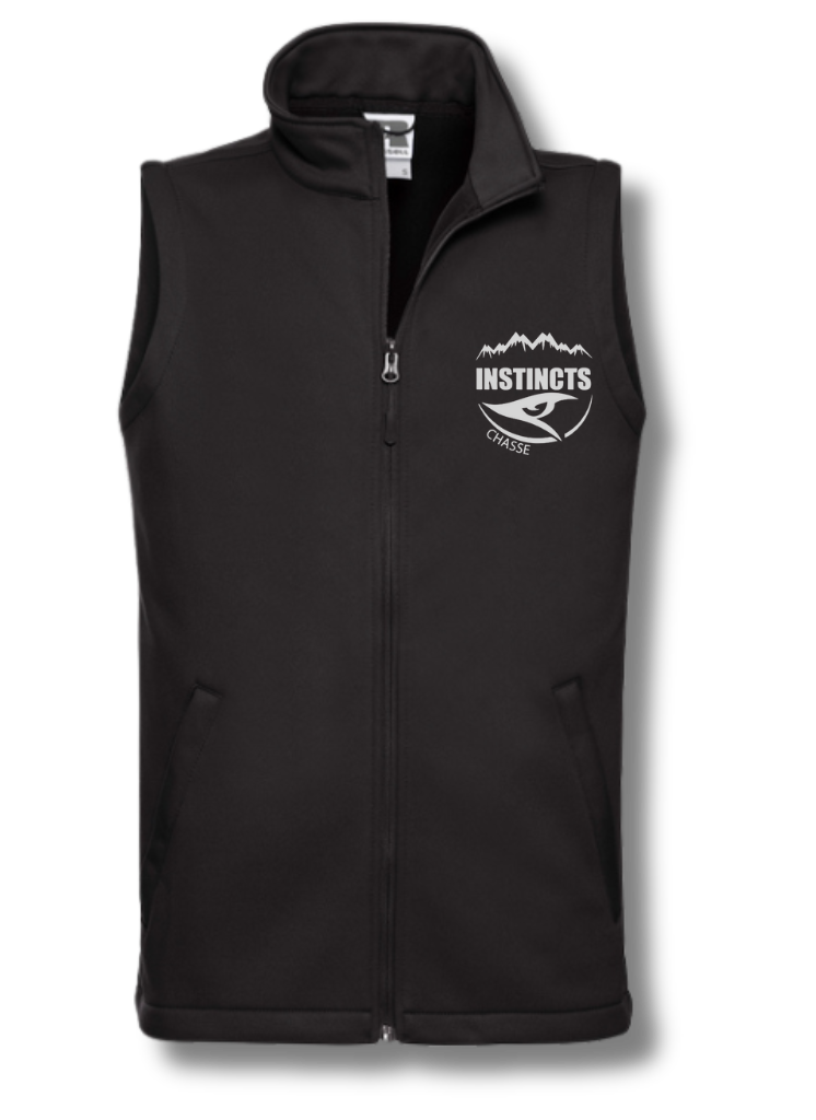 Gilet noir INSTINCTS Chasse