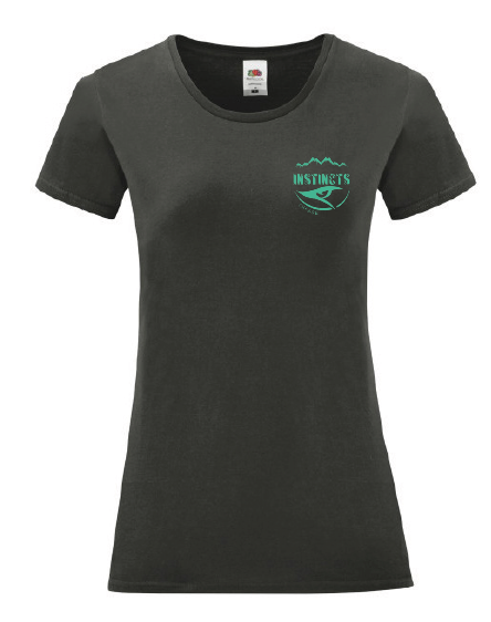 INSTINCTS Chasse Tee shirt femme Gris