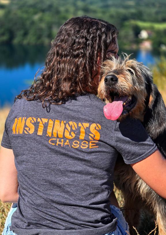 INSTINCTS Chasse T-shirt gris