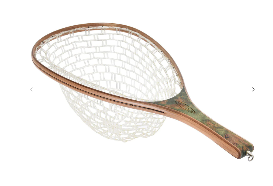 Vision Raquette bois vert filet silicone