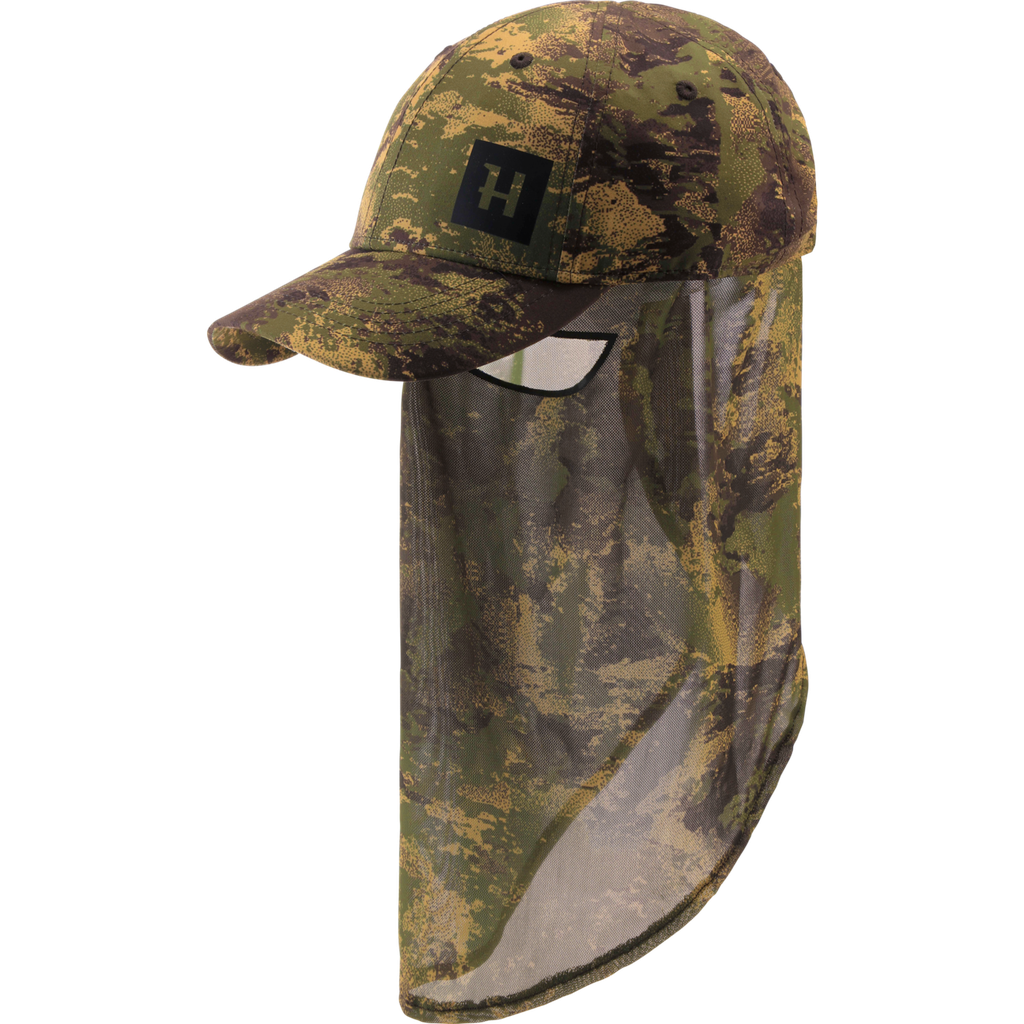 Harkila Casquette Deer stalker camo avec filet