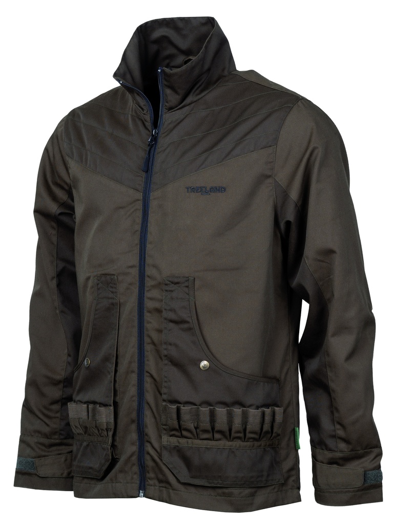 Treeland Veste bicolore marron & marron foncé