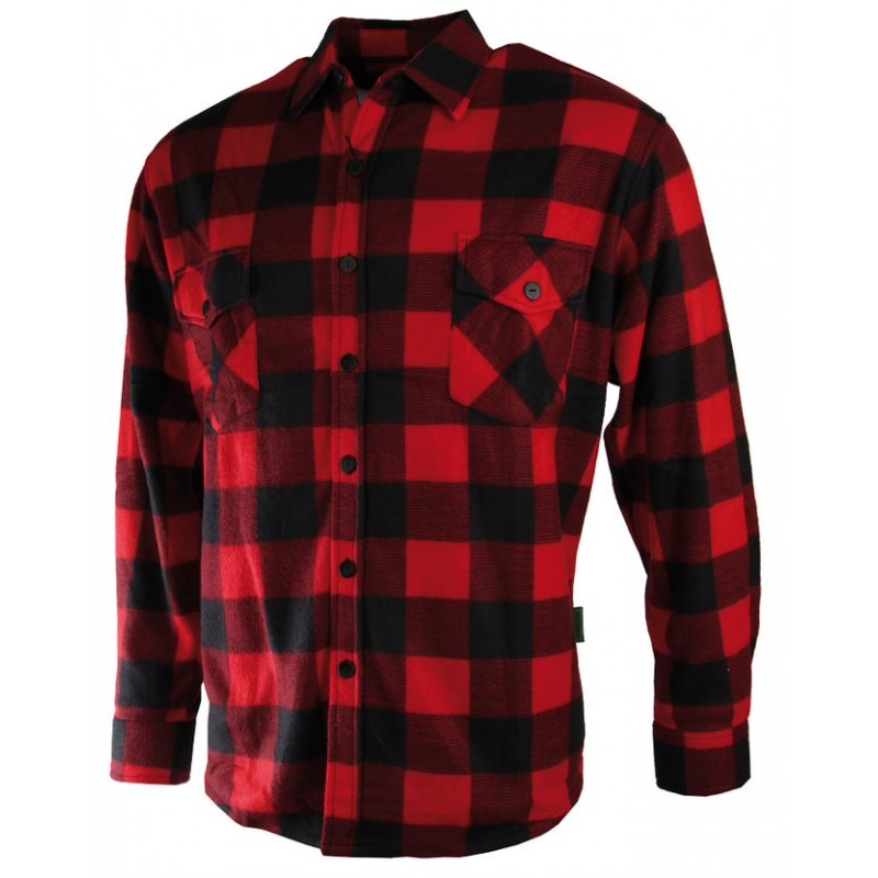 Somlys Chemise polaire rouge