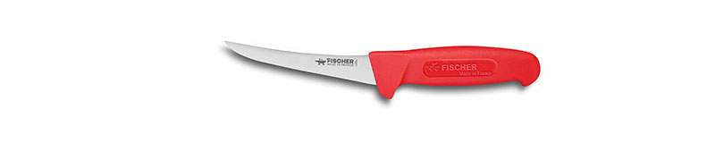 Fischer Profinox Désosseur lame courbée 13cm rouge