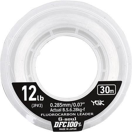 [1181105/10] Ygk G-soul DFC 100% fluorocarbon leader (10lbs)