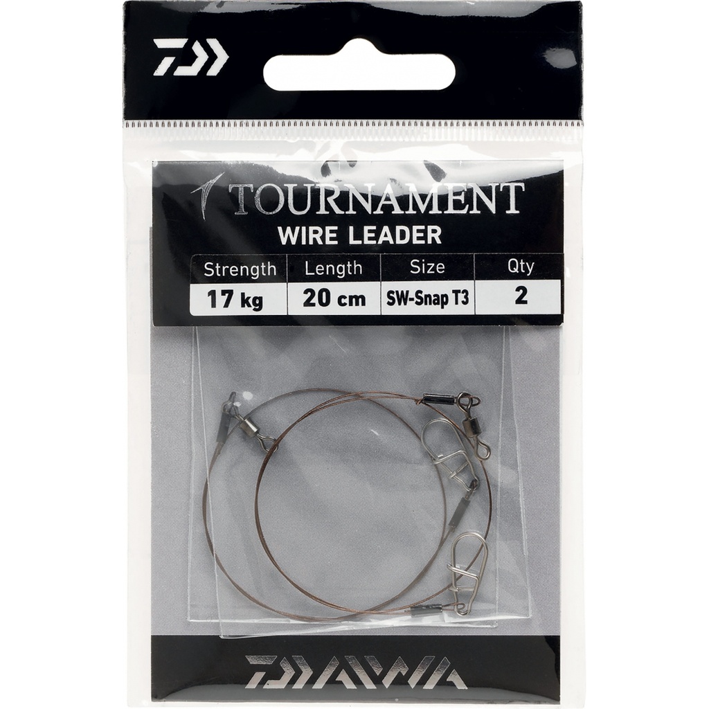 [2181912/12] Daiwa Bas de ligne tournament wire leader 30cm (12kg)