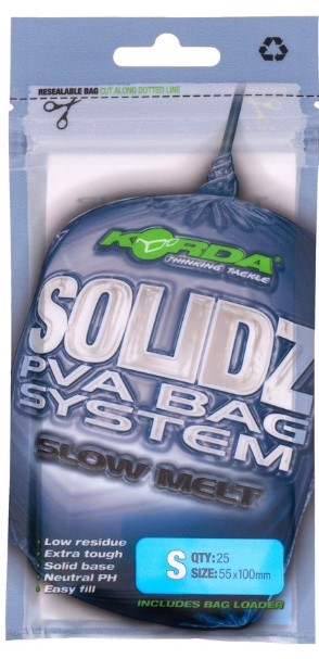Korda Solidz slow melt PVA bags