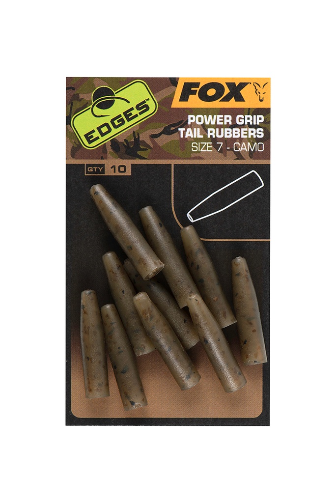 [64338288] Fox Edges camo size 7 lead clip tail rubbers (copie)