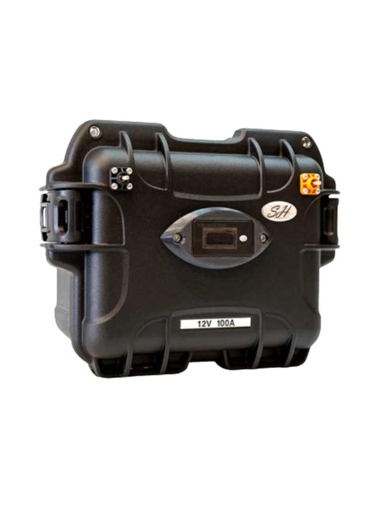 Batterie Lifepo4 12V 100A sortie régulée + chargeur