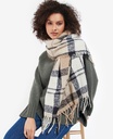 Barbour Echarpe tartan boucle scarf rosewood