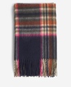 Barbour Echarpe Lonnen check wrap pink dahlia