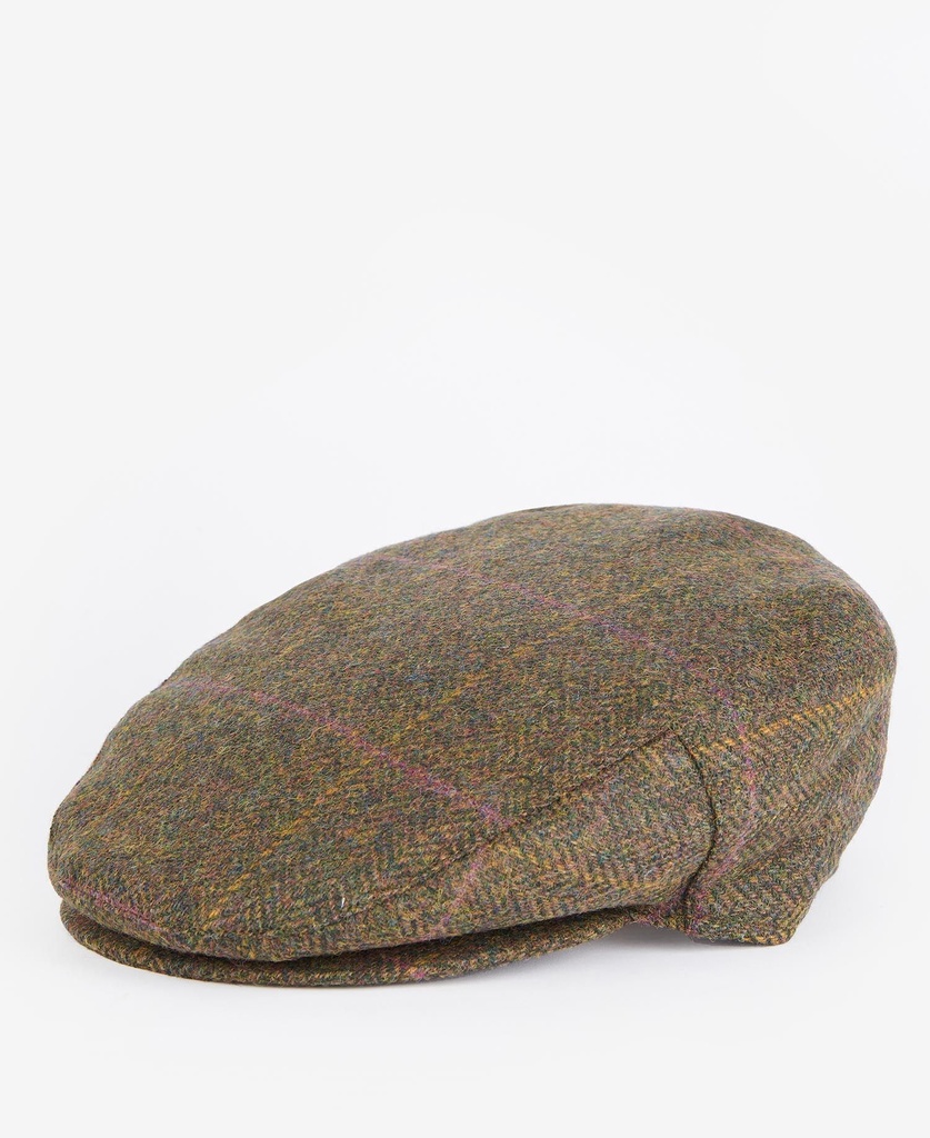 Barbour Casquette Cairn flat olive purple red
