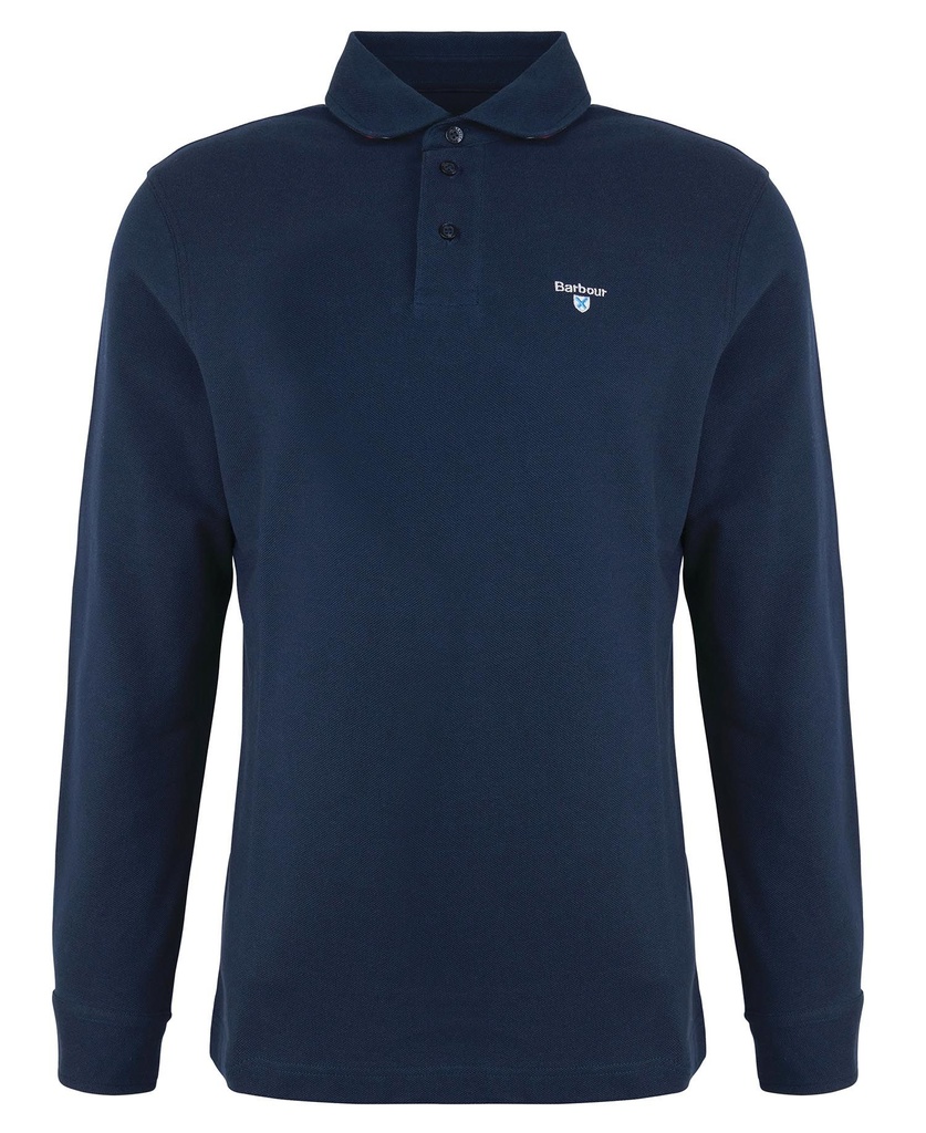 Barbour Polo L/S Firbank navy